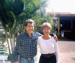 Márcio Borges e Maria Amélia Boechat, amiga de infância e musa de Milton Nascimento na belíssima música “Maria Minha Fé”, destaque do disco Travessia (1967).