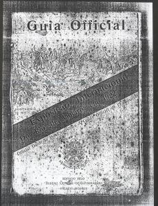 Cópia-xerox de um livro comemorativo da Exposição de 1922 que também contou com o apoio da Casa Cruz.
