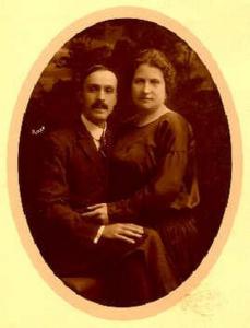 Joaquim e Olga Rocha, pais de Armando Rocha, proprietário da Camisaria Rocha.