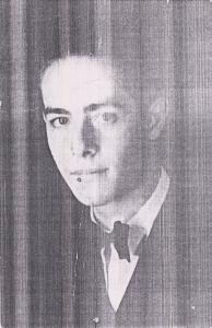 Retrato de Udde Rimoli na ocasião em que seria companheiro de salsa de uma formanda.