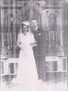 Há duas mulheres que Udde Rimoli não esquecerá jamais: sua mãe e a esposa. Este retrato eternizou o dia de seu casamento com Rosaria São Paulo Rimoli em uma cerimônia realizada na Igreja da Penha.