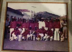 Foto do grupo de Marujo do qual o entrevistado participa há mais de 40 anos.