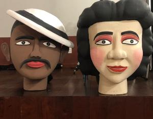 Maria Pereira e Zé Pereira produzidos pelo Bloco do Gueto para o 1° carnaval pós Covid.