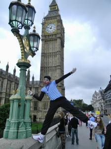 Palhaço Shing em Londres<br>Reino Unido / Londres