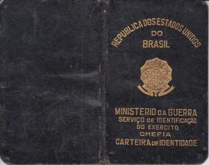 Carteira de Identidade do Pai<br>Brasil / Rio De Janeiro / Rio De Janeiro, 1941