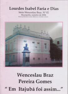 Revista de outubro de 2004 com fotos da casa em que Silvia nasceu, um imóvel pintado de rosa e construído pelo seu bisavô, ex-presidente da República, Wenceslau Braz. Ela recorda que brincava muito na escadaria e no alpendre.