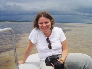 Encontro do Rio Negro com Solimões, durante o projeto 200 anos do Banco do Brasil