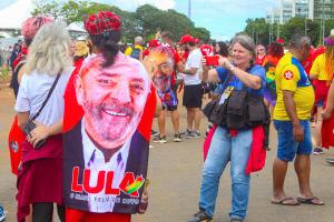 Márcia em Brasília para acompanhar a posse do Lula
