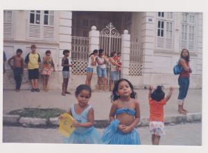 Filha de Andrea (Bia) na Praça Lucena Maranhão no Bailinho de Carnaval da Escola onde ela estudava.