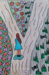 Na vida temos a escolha de seguir dois caminhos.
