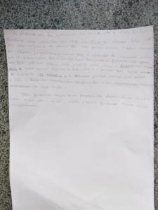 Produção de texto coletivo baseada na entrevista com D.Maria Angélica Lima da Conceição