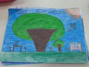 Refeitório da escola onde seu Teco estudava