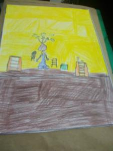 Desenho de observação - dia da entrevista