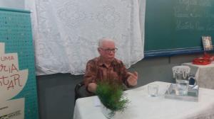 Durante a entrevista