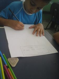 Desenho de observação - dia da entrevista