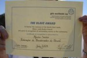 Prêmio Olave Baden-Powell - reconhecimento pelo mérito no desenvolvimento de Projetos em favor da Co