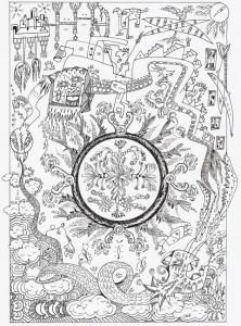 historia: Nanquim sobre papel.<br>