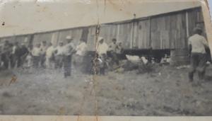 Vagão de trem onde os trabalhadores da ferrovia moravam