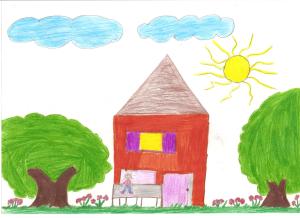 historia: A casa de Dona Marlene.<br>