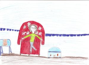 historia: Esta é a Dona Marlene, no momento da entrevista.<br>