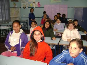 personagem: ALUNOS E DONA MARLENE<br>historia: DIA DO CONVITE<br>