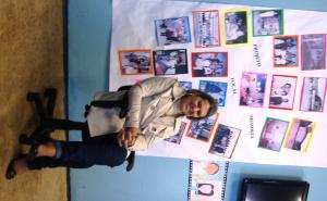 personagem: A entrevista Alvaci Margaret Tolotti Silveira<br>historia: Outro momento durante a entrevista.<br>