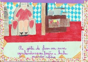 historia: Ela gosta de ficar em casa cozinhando e ouvindo rádio<br>