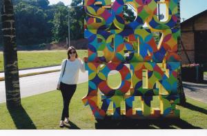 Foto retirado no Parque da Expoville durante passeio para conhecer a cidade de Joinville.