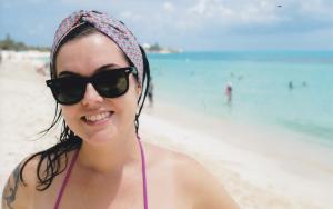 Primeira viagem internacional. Foi significativo, pois foi após o diagnóstico. “Um momento onde parecia que não tinha nada... era normal”.