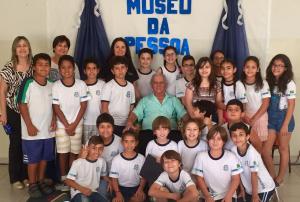 Turma 4 ° ano C com Antonio Carlos Nogueira