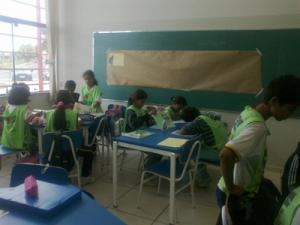 personagem: Alunos da EM Prof. Walter Carreteiro<br>historia: Registrando nossas memórias - alunos da EM Prof. Walter Carreteiro<br>