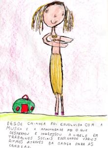 historia: Ensaindo passos da dança.<br>