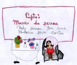 Desenho Dia da Entrevista<br>Brasil / Escola Aurelia Moreira De Barros