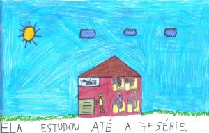 historia: Cheila cursou até a 7ª série em sua cidade natal - Pedregulho/SP<br>