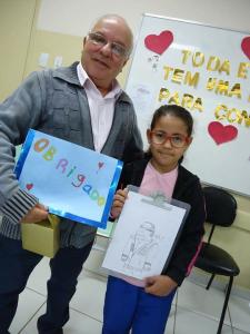 O desenho do entrevistado