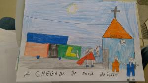 A chegada da noiva na Igreja