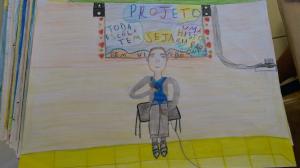 Desenho do dia da entrevista do Sr. Vanderlei