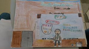 Desenho do dia da entrevista do Sr. Vanderlei
