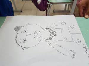 FOTO DO DESENHO QUE FOI FEITO PELA ENTREVISTADA D MARILEI