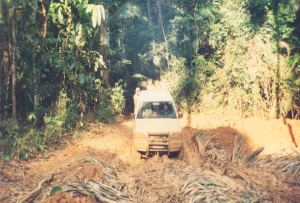 Deslocamento  equipe para aldeia indígena<br>Brasil / Rondônia / Vila Extrema