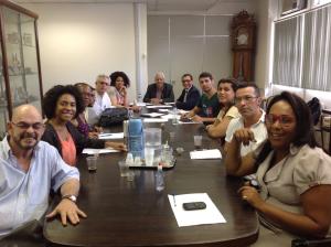 Reunião para criação de um novo ambulatório para atendimento de transexuais e travestis, coordenado pela Reitorias da UERJ / Universidade Estadual do Rio de Janeiro.