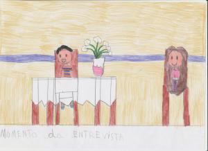 Desenho feito por aluno