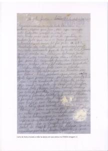 cartas que enviava à mãe