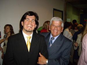 Con mi padre el día de mi casamiento (com meu pai no dia do meu casamento)
