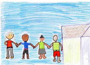 Tia Cristina levou para a Vila dos Pescadores o Projeto Aposes, do Exército da Salvação que desenvol