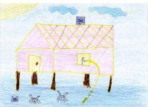 A entrada da Vila dos Pescadores, onde tia Cristina mora, era pelo rio e não pela estrada como é hoj