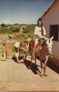 Nessa imagem é possível ver o tamanho dos meus cabelos.