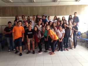 Acolhimento aos alunos novos de 2016