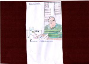 Desenho sobre a história de José Siqueira