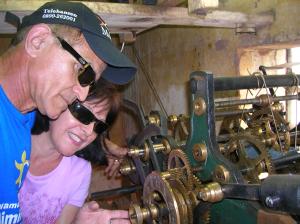 Restaurando parte da história antiga, meu primeiro trabalho como restaurador de relógios de torres iniciei aqui no Instituto Lauro de Souza Lima, em 26 de junho de 2007.